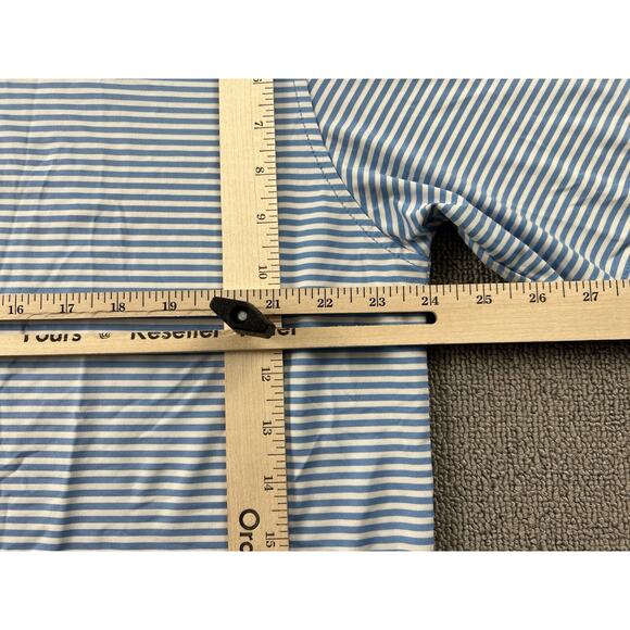 Footjoy Polo Shirt Adult Large Striped Short Sleeve Golf Golfing Casual Men's - Picture 12 of 15